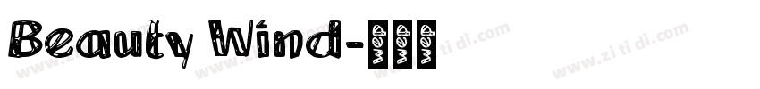 Beauty Wind字体转换